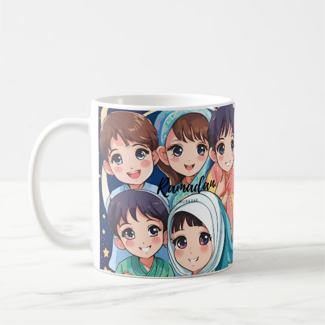 Ramadan Mubarak Anime Mugg (Vänster)