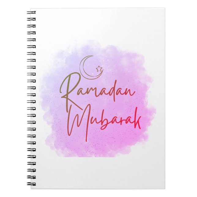 Ramadan mubarak anteckningsbok (Framsidan)
