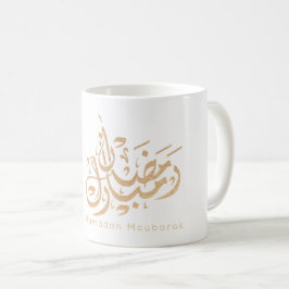 Ramadan mubarak arabisk kalligrafi kaffemugg