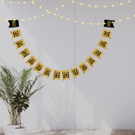 Ramadan Mubarak Banner Décor Bunting Flaggor