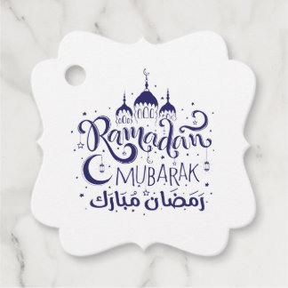 Ramadan Mubarak Gift Märkre Gåvor Etiketter