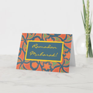Ramadan Mubarak Greeting Card Kort