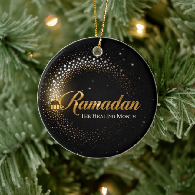 Ramadan MubaraK Högtidskort Julgransprydnad Keramik (Träd)