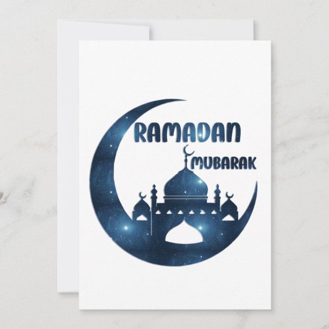 ramadan mubarak inbjudningar (Framsida)