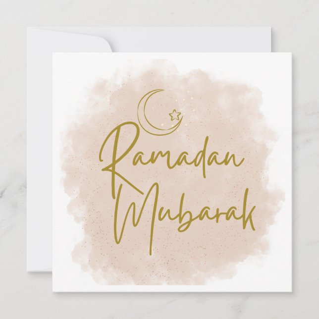 ramadan mubarak inbjudningar (Framsida)