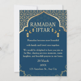 Ramadan Mubarak-inbjudningar – Elegant familje-Ift Inbjudningar