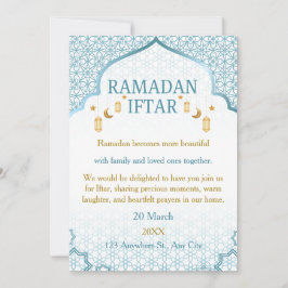 Ramadan Mubarak-inbjudningar – Elegant familje-Ift Inbjudningar
