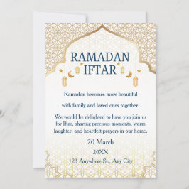 Ramadan Mubarak-inbjudningar – Elegant familje-Ift Inbjudningar