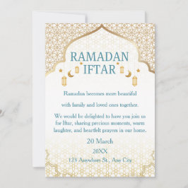 Ramadan Mubarak-inbjudningar – Elegant familje-Ift Inbjudningar