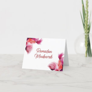 Ramadan Mubarak islamic art Tack Kort