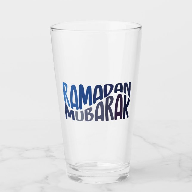 Ramadan Mubarak Islamic Citat Glaskopp (Framsida)
