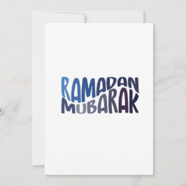 Ramadan Mubarak Islamic Citat Inbjudningar