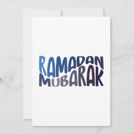 Ramadan Mubarak Islamic Citat Julkort