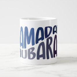 Ramadan Mubarak Islamic Citat Jumbo Mugg