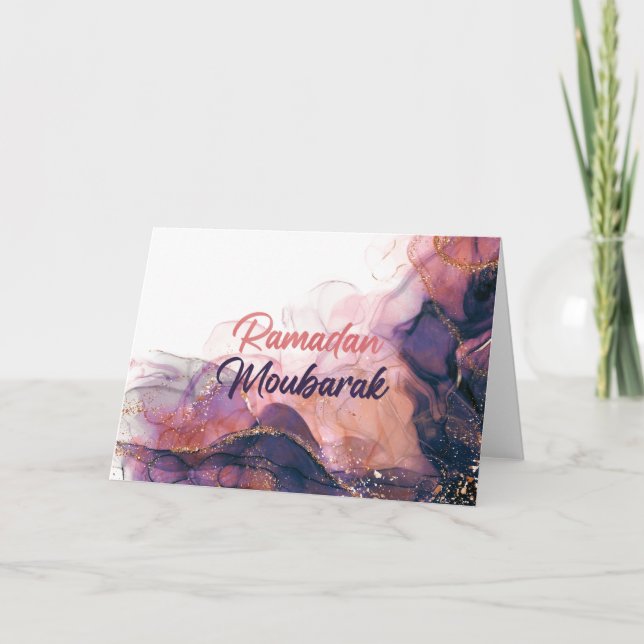 Ramadan mubarak islamic gifts kort (Framsida)