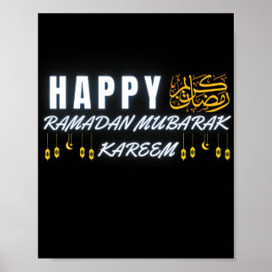 Ramadan Mubarak Kareem för muslimska muslimer Poster