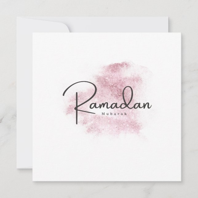 Ramadan Mubarak karem Inbjudningar (Framsida)