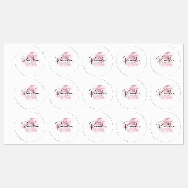 Ramadan Mubarak karem Klistermärke (Ark)