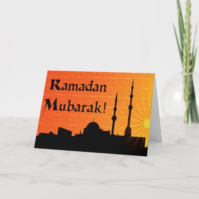 Ramadan Mubarak Kort (Framsida)