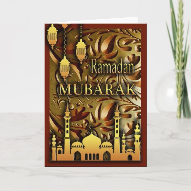 Ramadan Mubarak Kort (Framsida)