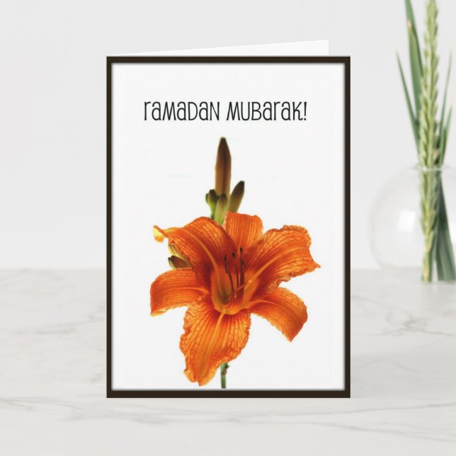 Ramadan Mubarak Kort (Framsida)