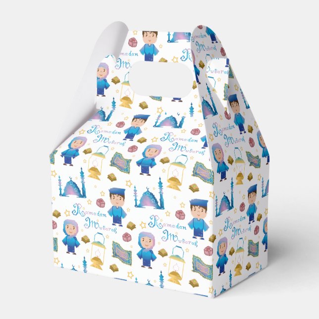 Ramadan Mubarak Mönster Presentaskar (Framsidan Sidan)