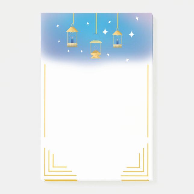 Ramadan Mubarak Post-it Block (Framsida)