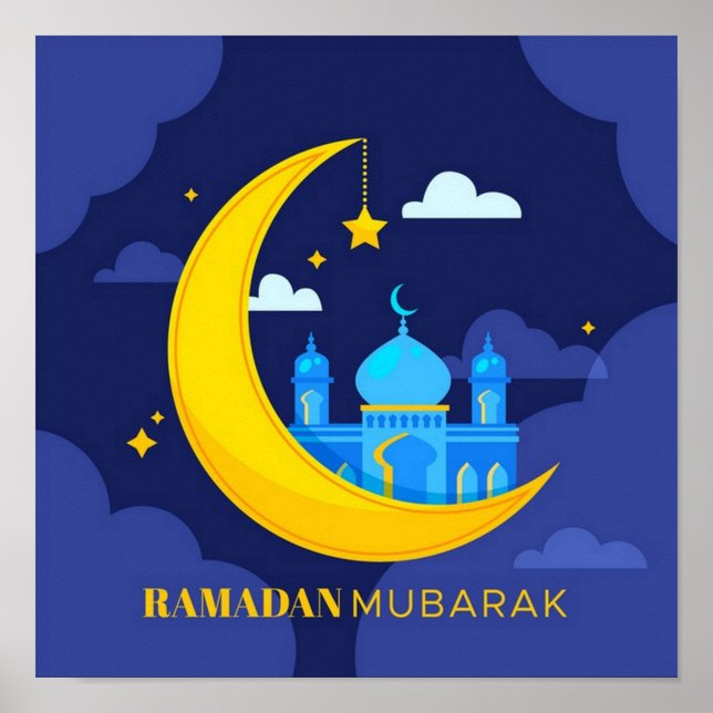 Ramadan Mubarak Poster (Framsidan)
