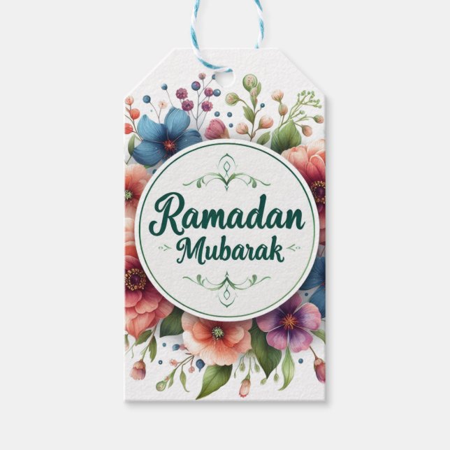 Ramadan Mubarak Presentetikett (Framsidan)