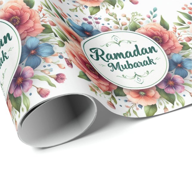 Ramadan Mubarak Presentpapper (Rullad Hörn)