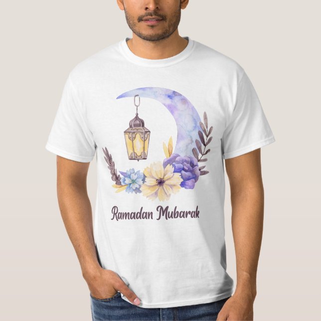 Ramadan Mubarak | Ramadan Kareem Helgdag | T Shirt (Framsida)