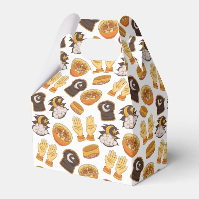 Ramadan Mubarak-Ramadan Kareem-Iftar Favor Boxes Presentaskar (Framsidan Sidan)