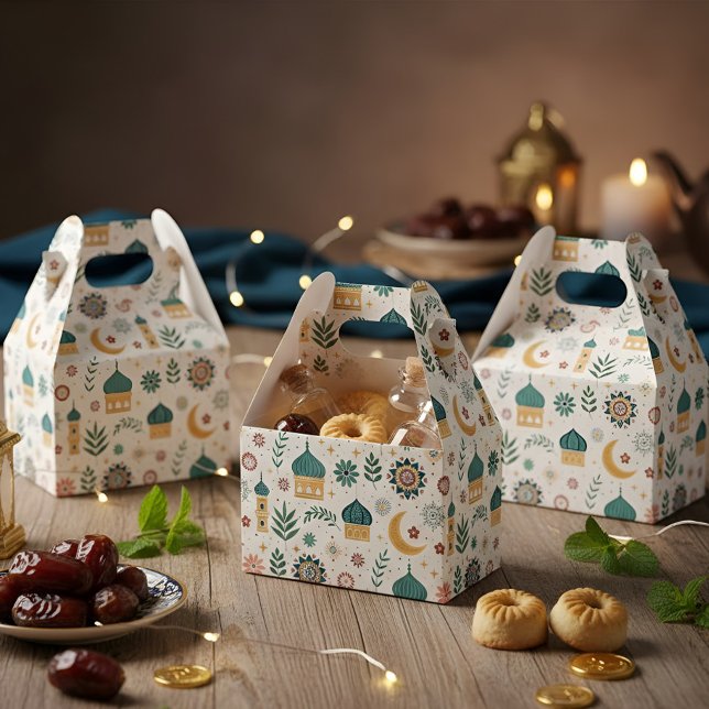 Ramadan Mubarak -Ramadan Kareem -Iftar Favor Boxes Presentaskar (Skapare uppladdad)