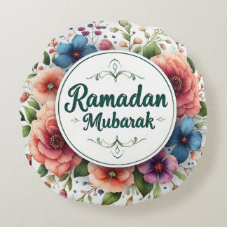 Ramadan Mubarak Rund Kudde
