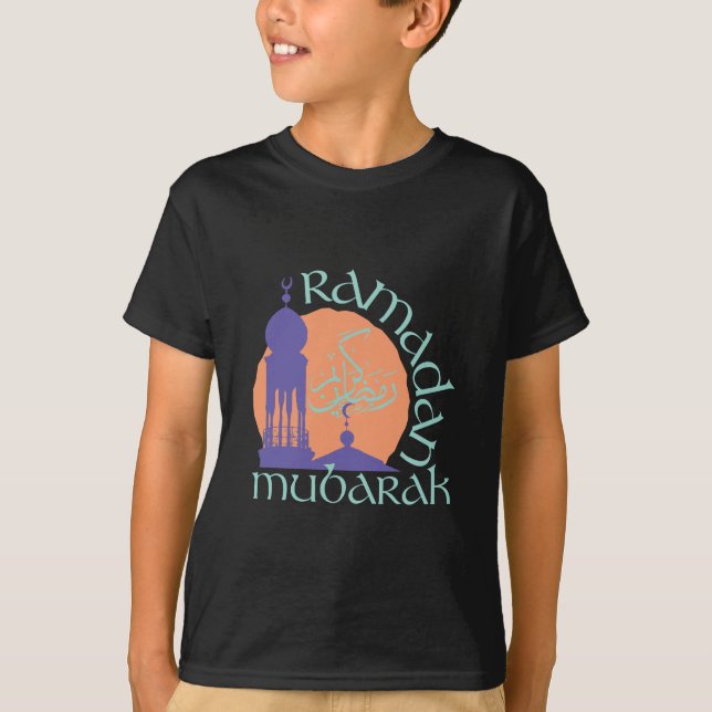Ramadan Mubarak T Shirt (Framsida)