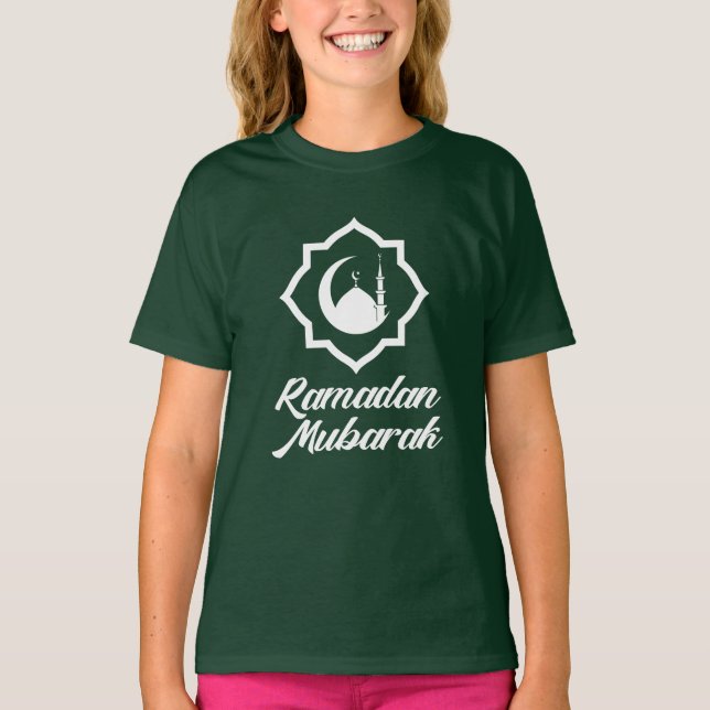 Ramadan Mubarak T Shirt (Framsida)