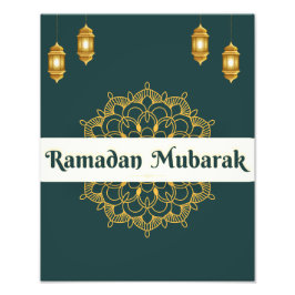Ramadan Mubarak Väggkonst Fototryck
