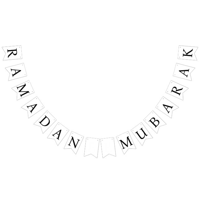 Ramadan Mubarak Vimplar (Alla)