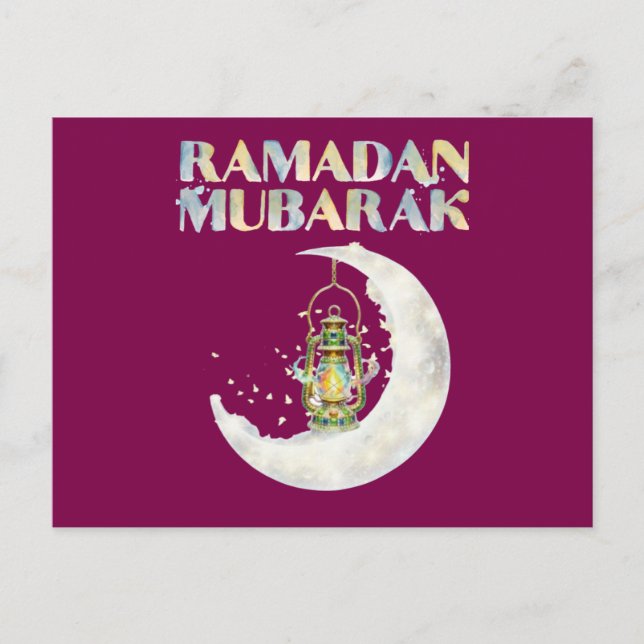 Ramadan Mubarak Vykort (Framsida)
