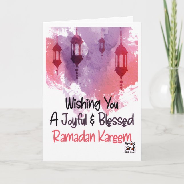Ramadan-önskningar Kort (Framsida)