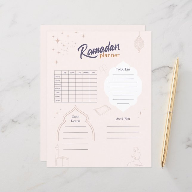 Ramadan planner (Fram/Back In Situ)