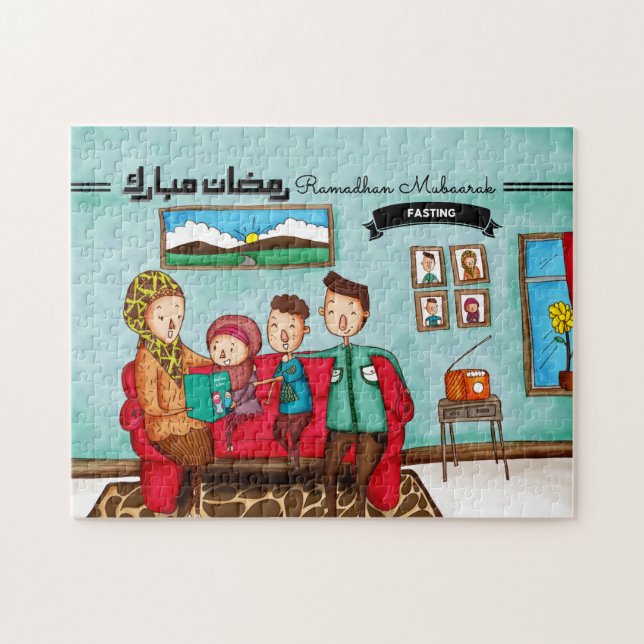 Ramadan Puzzle Fasting Pussel (Horisontell)