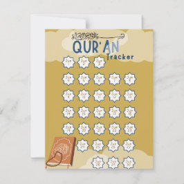 Ramadan Qur'an Reading Tracker Julkort