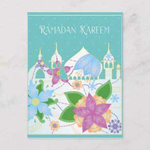 Ramadan Reem vycard easten town Vykort