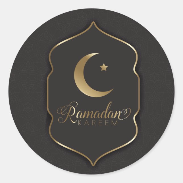 Ramadan Runt Klistermärke (Framsida)