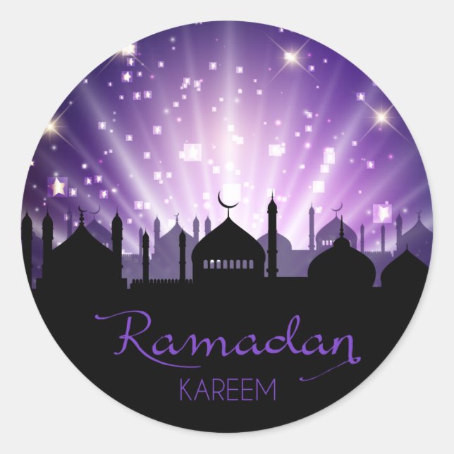 Ramadan Runt Klistermärke (Framsida)