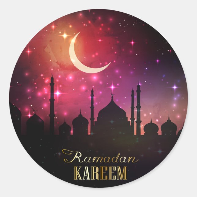 Ramadan Runt Klistermärke (Framsida)