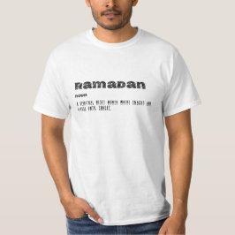 Ramadan Snacks Substantiv Olagligt Fram Till Solne T Shirt
