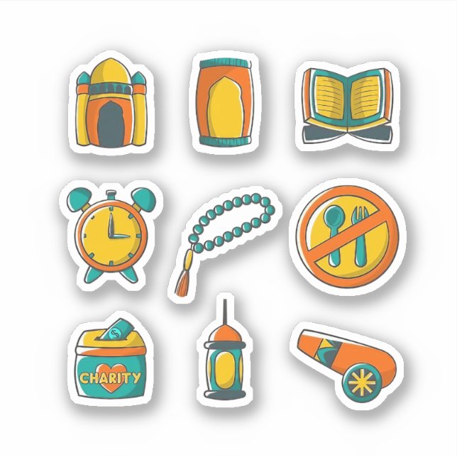 RAMADAN STICKERS KLISTERMÄRKEN (Framsida)