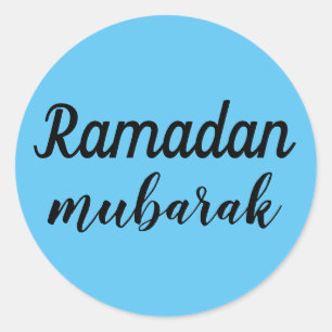 Ramadan Stickers Runt Klistermärke